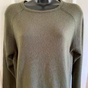 Sweet Romeo Brand Super Soft Long Sleeve Pullover - Green Size XS